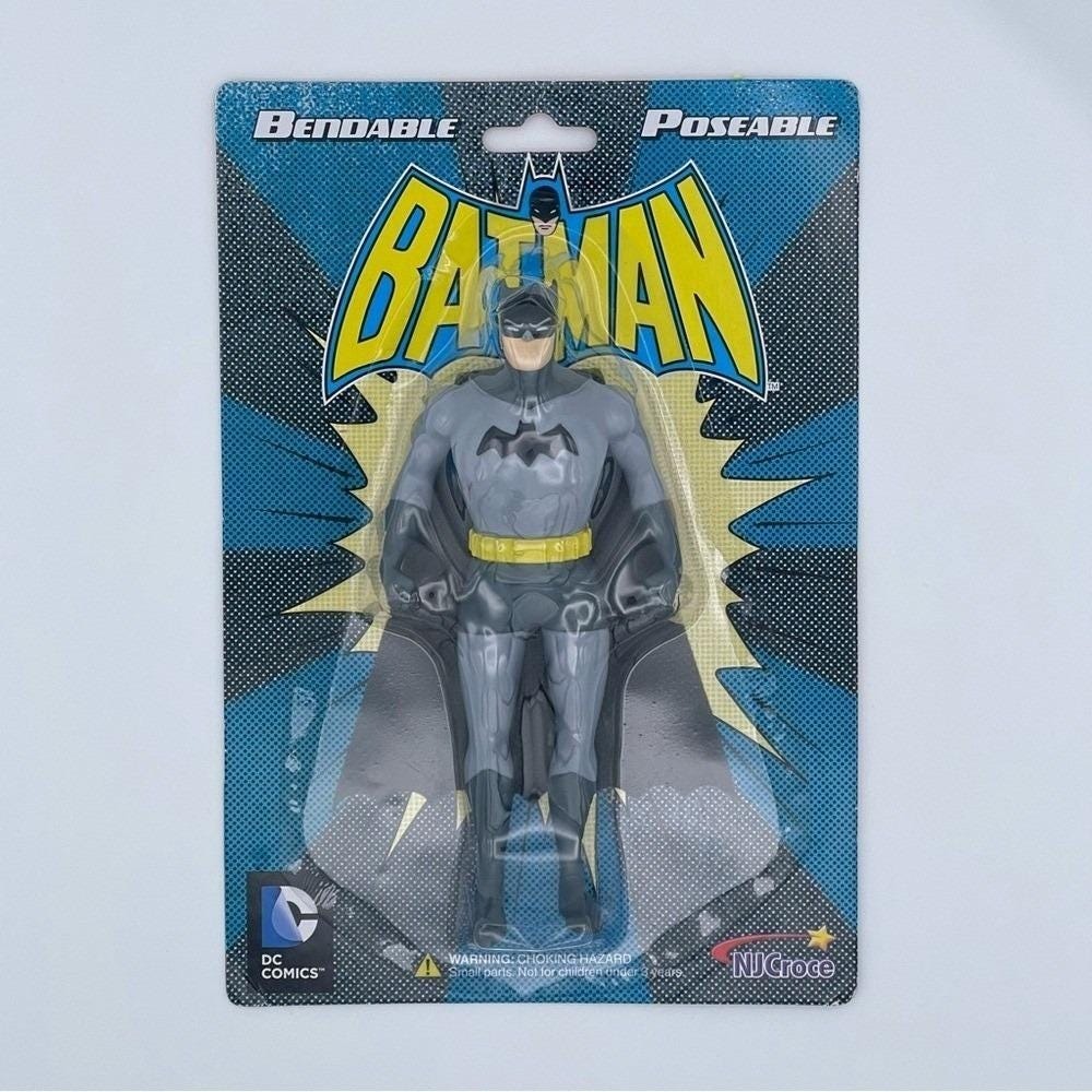 Batman Bendable Poseable Action Figure‎ DC Comics NJ Croce New